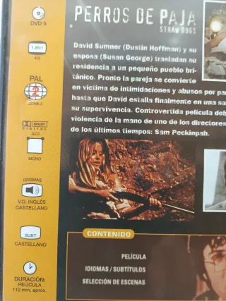 DVD Perros de Paja 1971 (Straw Dogs) - Dustin Hof