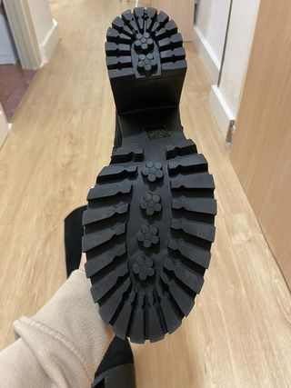 Botas altas negras tacón grueso