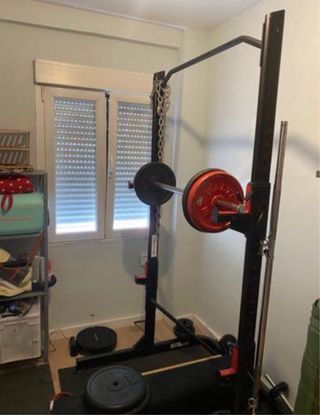 Rack Gimnasio + Discos + Barras