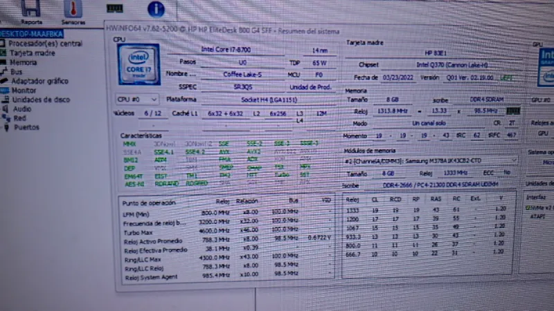 HP Prodesk G4 i7 afbeelding 5