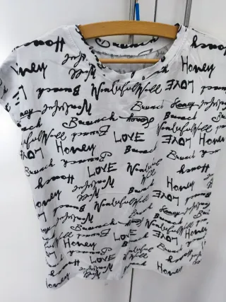 Camiseta mujer elástica estampada L/XL