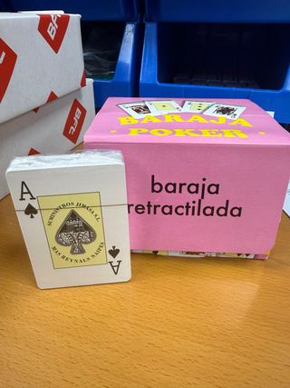Baraja de cartas Poker retractilada