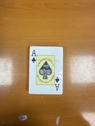 Baraja de cartas Poker retractilada