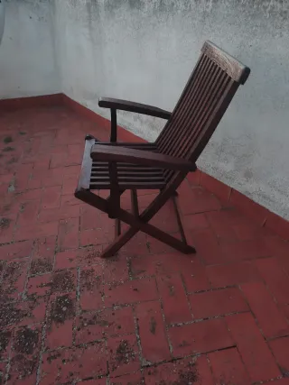 Sillas de madera plegables (Set de 4)