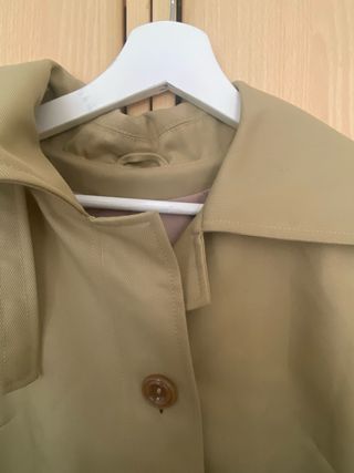 Gabardina Ancha Vintage Beige