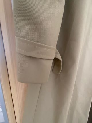 Gabardina Ancha Vintage Beige