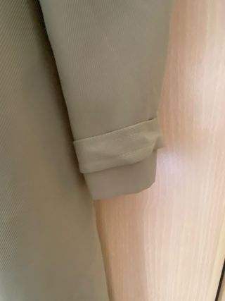 Gabardina Ancha Vintage Beige