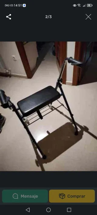 Andador Plegable con Asiento