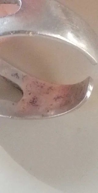 Anillo Bulgari Negro y Plateado.plata de ley