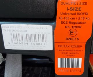Silla de coche Britax Römer Dualfix i-size