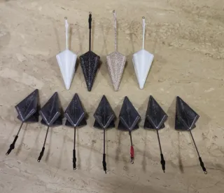 Plomos de pesca pirámide