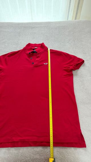Polo Hollister Epic Flex Talla L Rojo