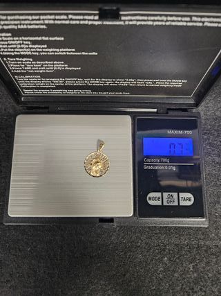 Colgante Oro 18K Virgen 0,73gr 2cm