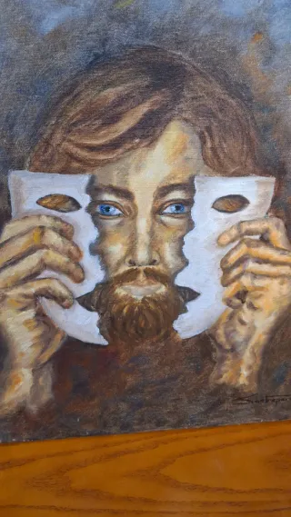 Cuadro firmado El Rostro