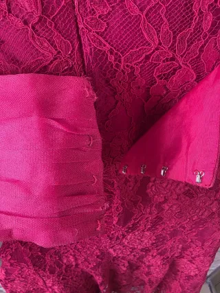 PRONOVIAS. Vestido rojo talla grande