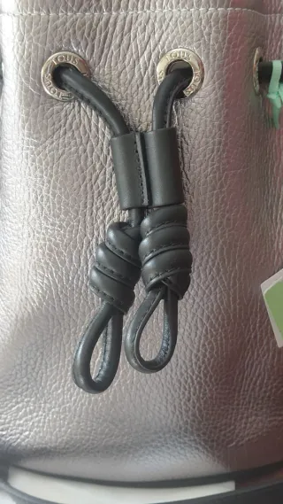 Bolso Tous Piel Negro/Plata Nuevo