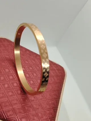 Pulsera chapada oro rosa 18k