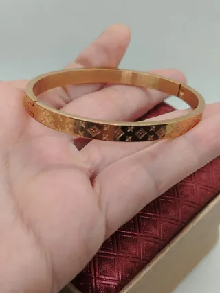Pulsera chapada oro rosa 18k