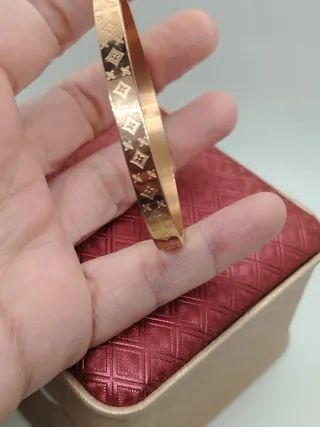 Pulsera chapada oro rosa 18k