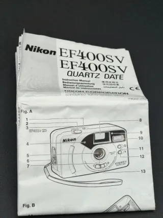 Cámara analógica compacta Nikon EF400SV  con caja
