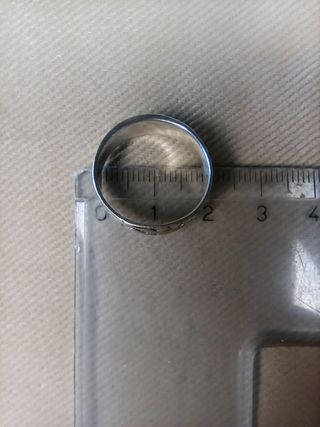 Anillo de plata de ley