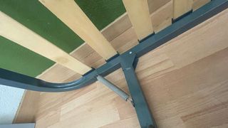 Somier metálico con lamas de madera