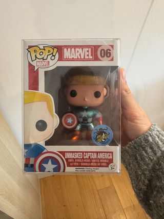 Funko Pop! Marvel Unmasked Captain America 06