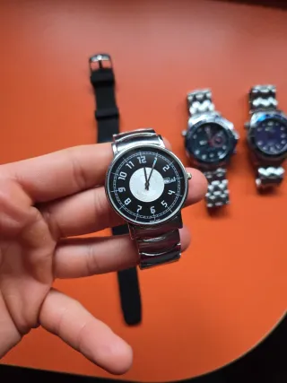 Lote 5 Relojes Omega, Cartier, Tag Heuer y MontBla