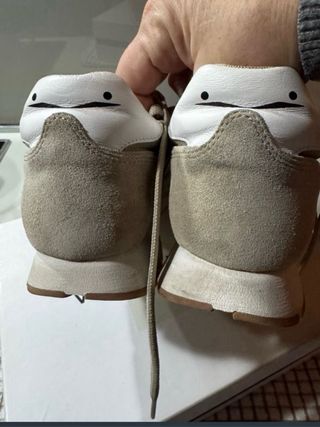 Voile Blanche Bambas Ante Beige Talla 40