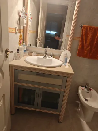Mueble de baño con espejo de 80cm