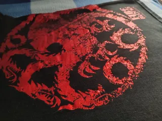 Camiseta Fire & Blood Targaryen Negra