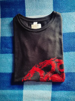 Camiseta Fire & Blood Targaryen Negra