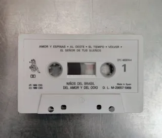 Cassette Niños del Brasil - Del amor y del odio.