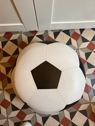 Puf Reposapiés Futbol