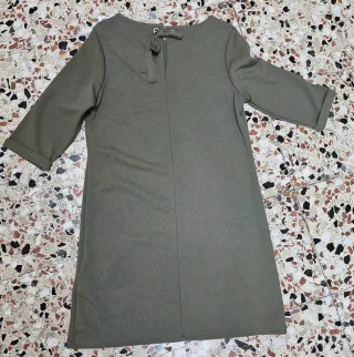 Vestido verde oliva mujer