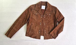 Cazadora ante Mango marrón