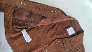 Cazadora ante Mango marrón