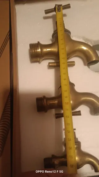 3 Antiguos Grifos Latón