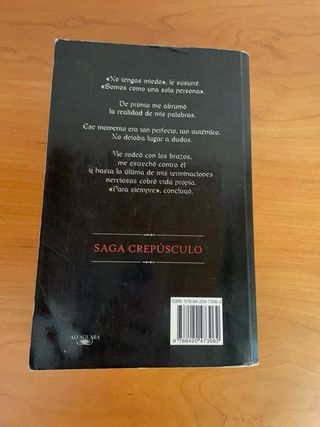 Libro “Amanecer” Saga Crepúsculo