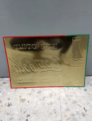 Cartel Metálico Coca-Cola Ice Cold