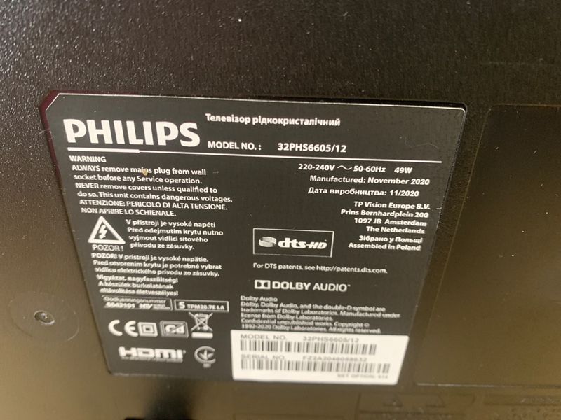 Philips 32 Smart TV WiFi afbeelding 3