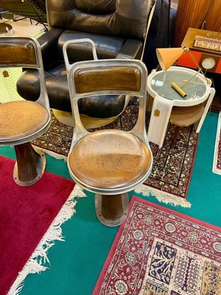 Silla original del antiguo tramvia de Turin