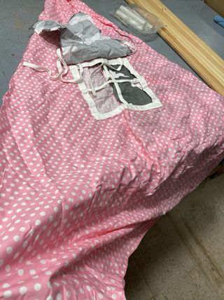 Tipi Rosa Bolinhas para Decorar