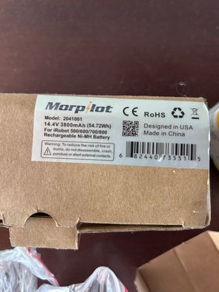 Batería iRobot Roomba y Cepillos