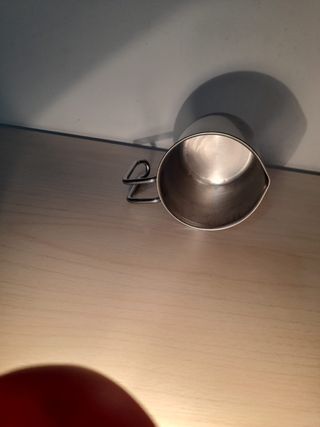 Bricco lattiera nuovo da 350ml diam 8 cm in metall