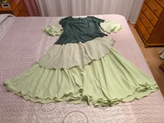 Vestido Flamenca Verde Talla M