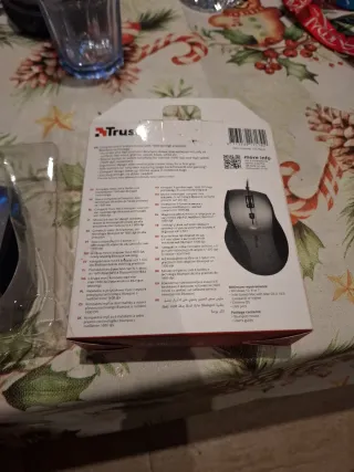Ratón Trust USB Plata y Negro