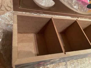 Cofanetto per  tisane 3 scomparti legno Neavita