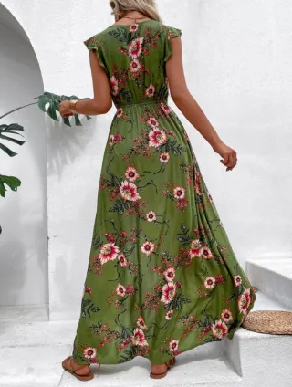 Vestido largo estampado Shein Talla L