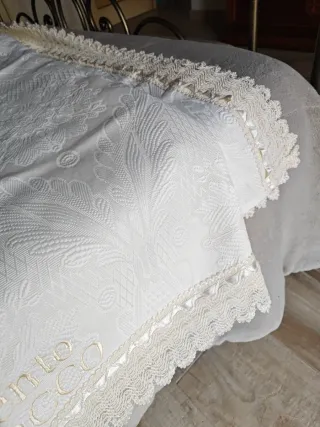 Copriletto matrimoniale damasco nuovo,